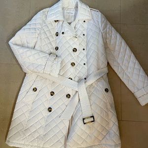Calvin Klein Quilted jacket colour cream